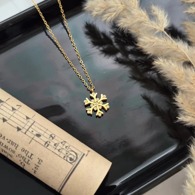 Snowflake-Charm Necklace