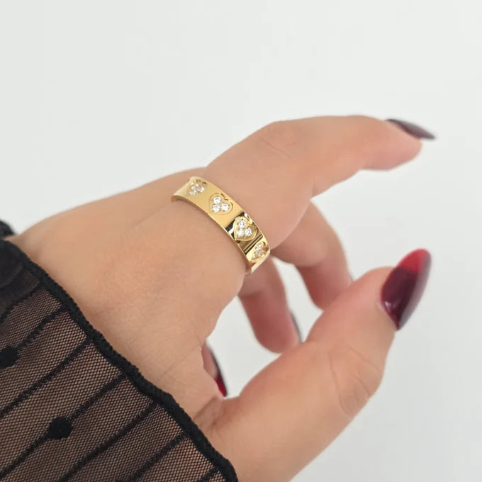 Multi-Heart Ring
