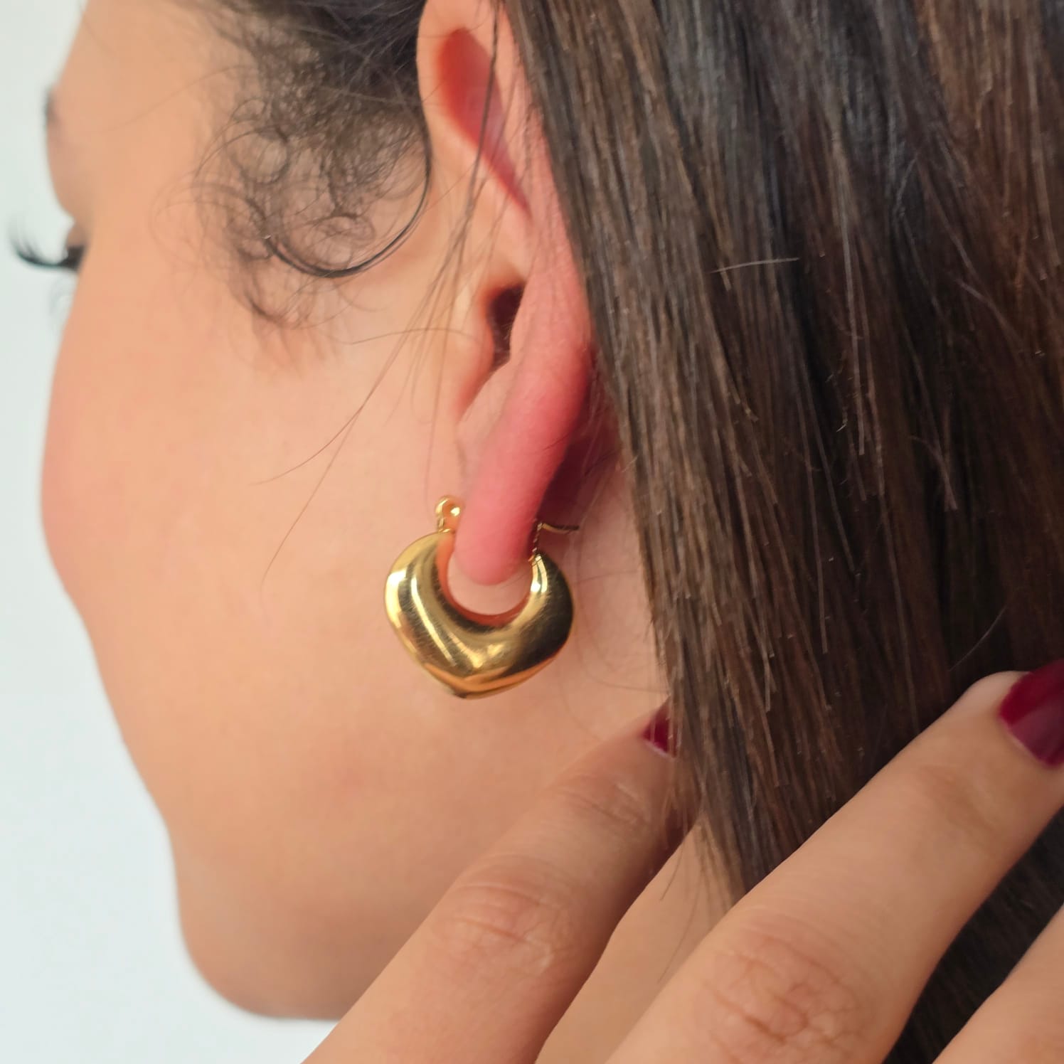 Chunk-Hoop Earrings