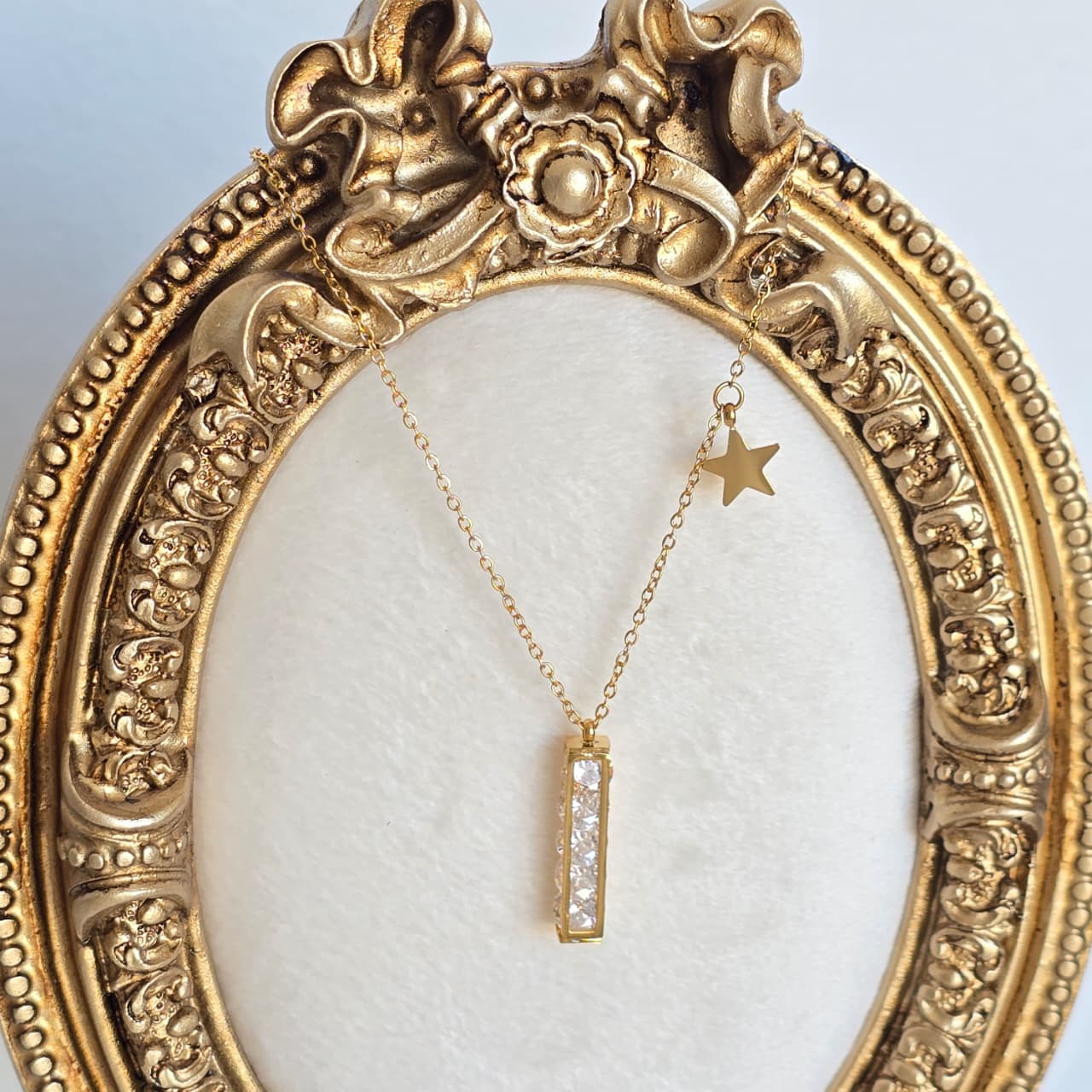 Crystal-Bar Necklace