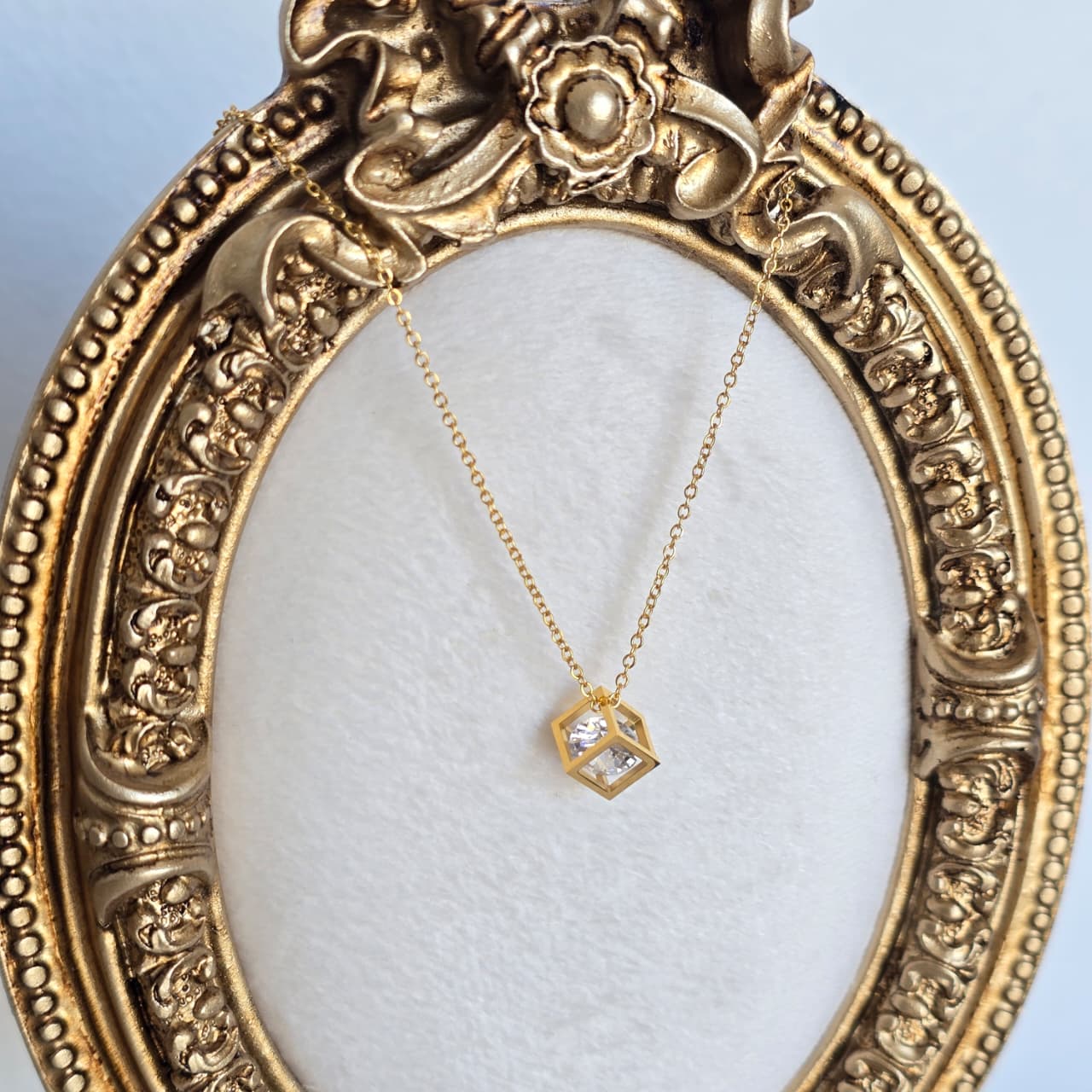 Crystal-Cube Necklace