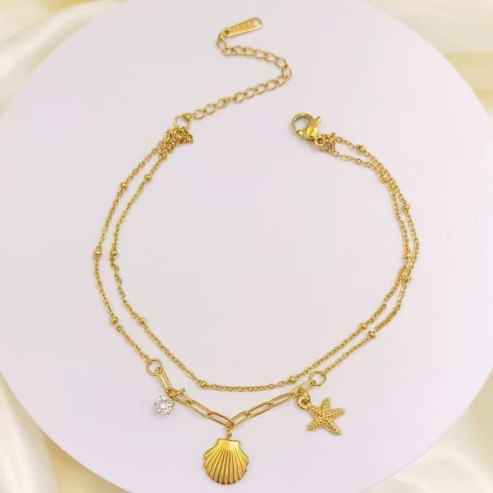 Sea-Whisper Anklet