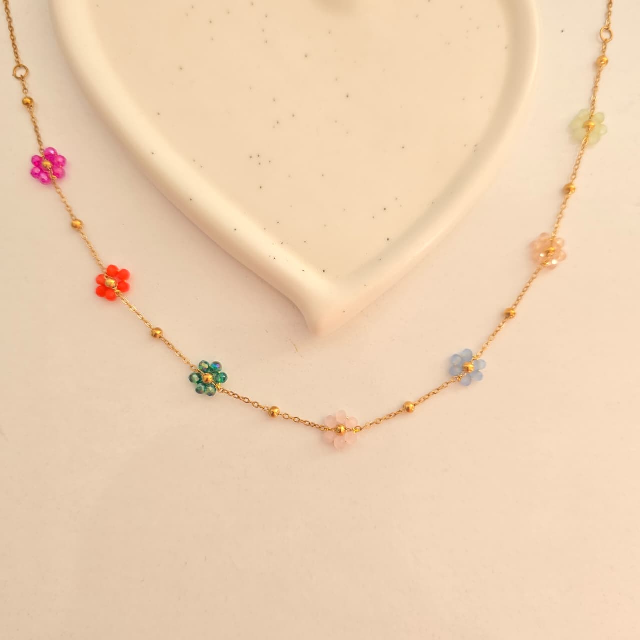 Rainbow-Bloom Necklace