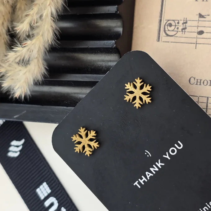 Snowflake-Stud Earrings