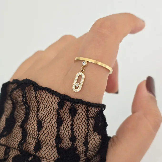 Crystal-Link Ring