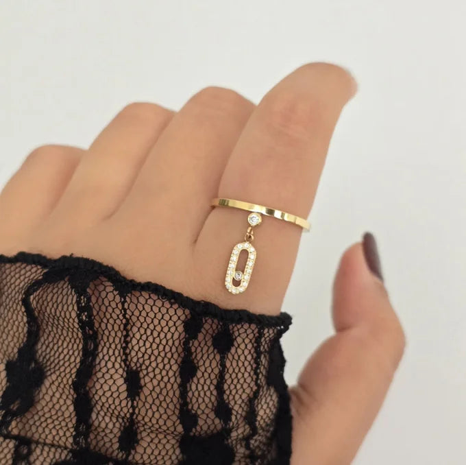Crystal-Link Ring