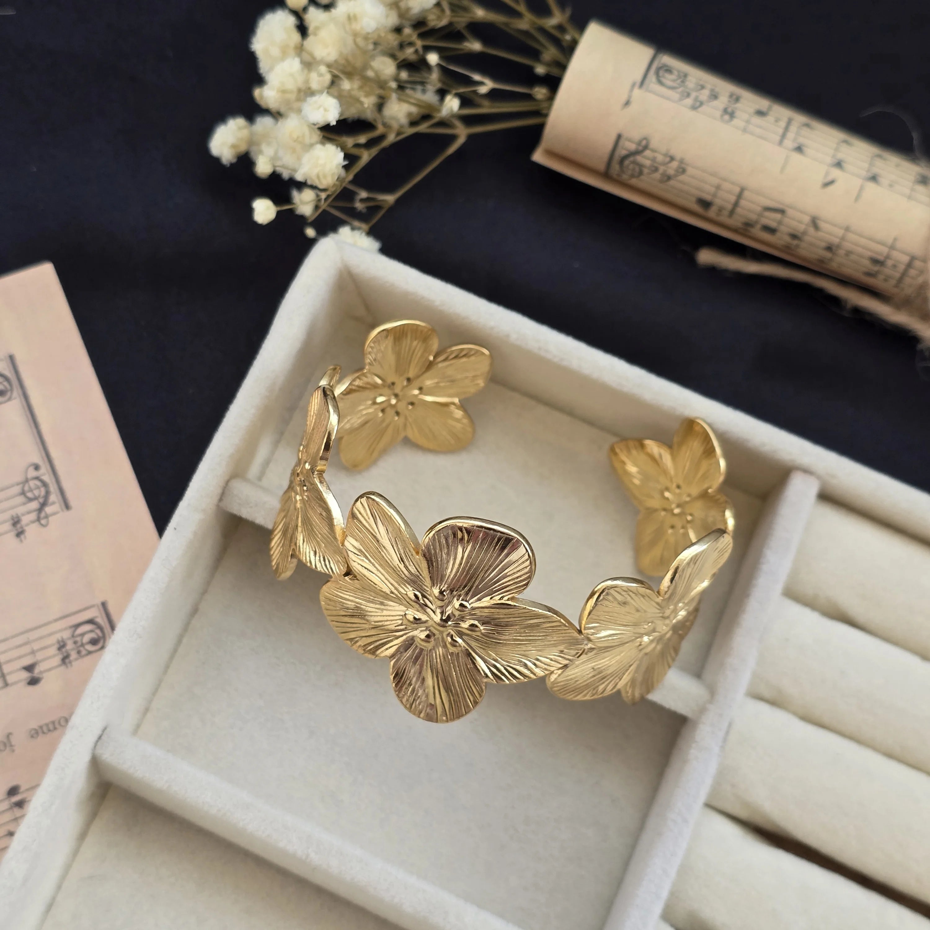 Floral-Petal Bracelet