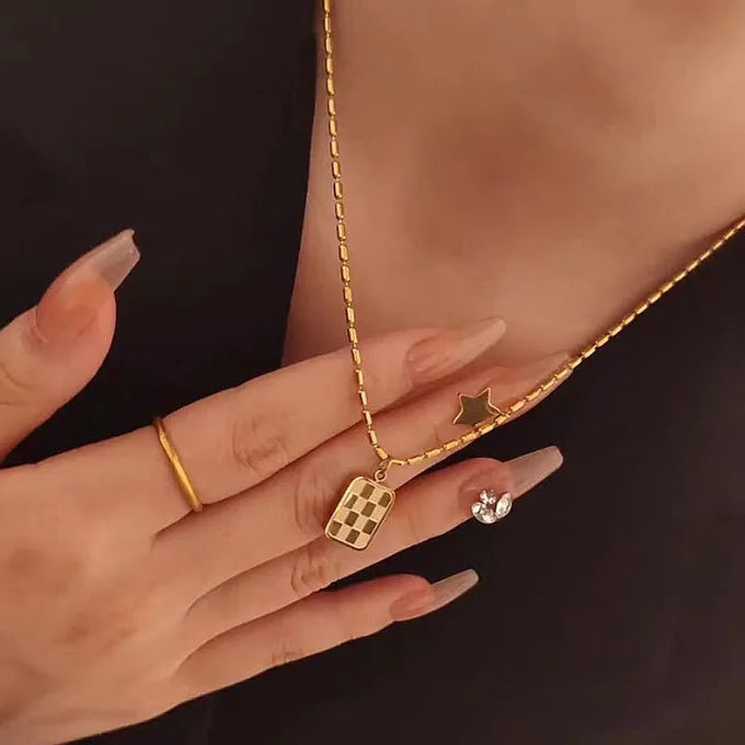 Checkmate Necklace