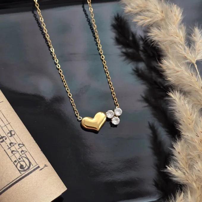 Heart-Trio Necklace