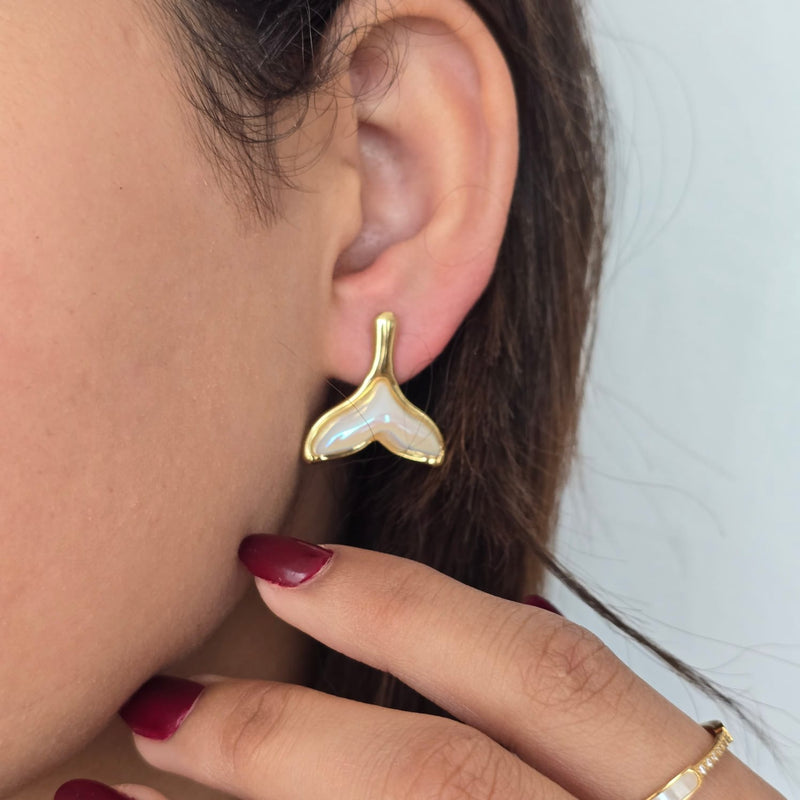 Shell-Tail Earrings