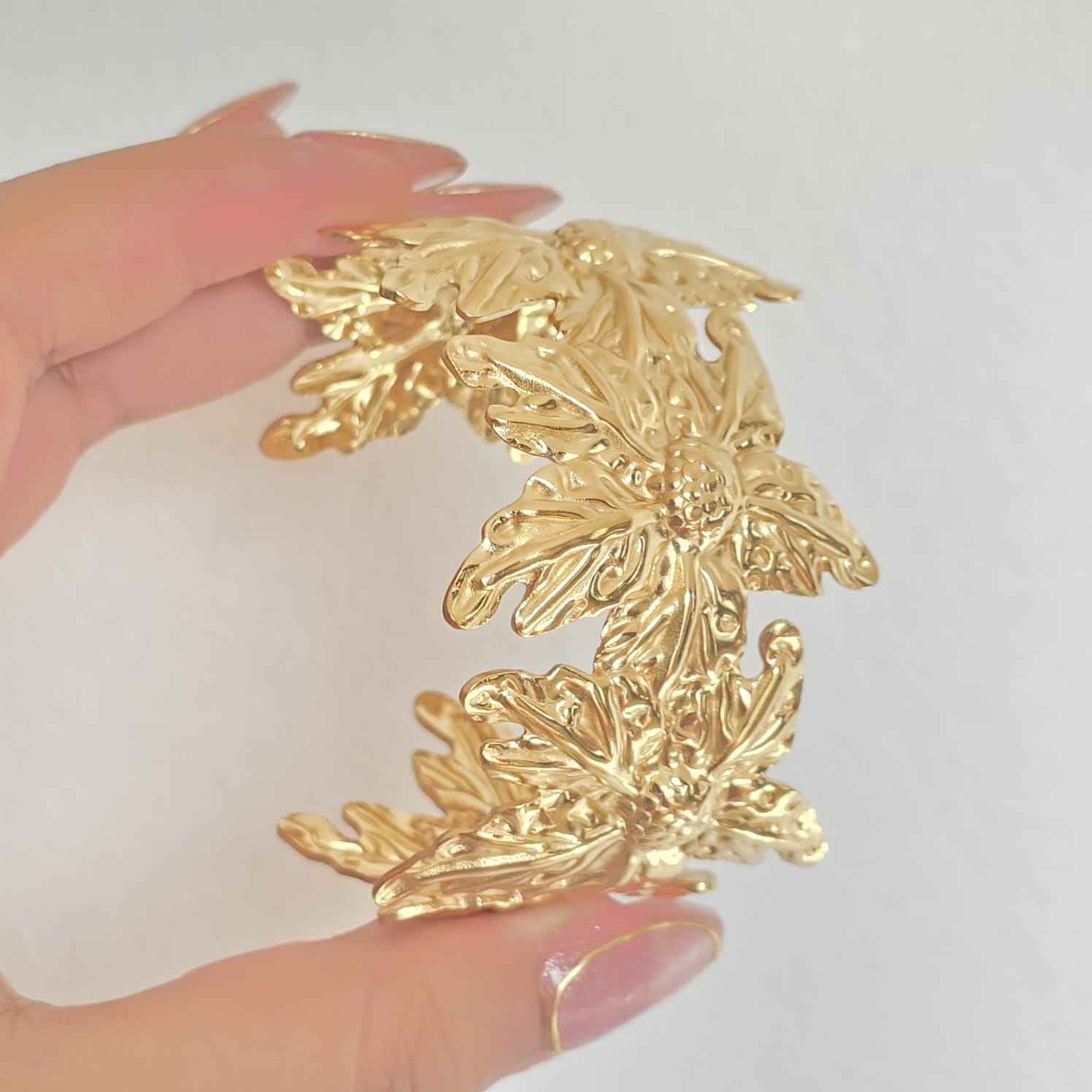 Golden-Petal Bracelet