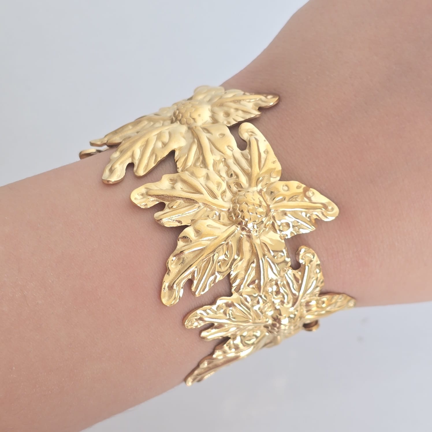 Golden-Petal Bracelet