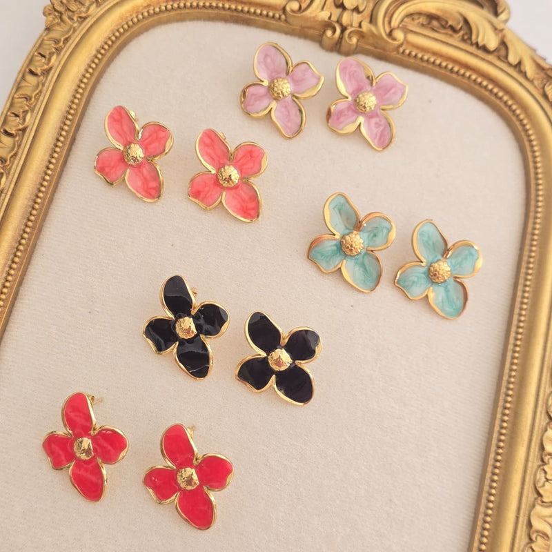 4u-Flower Earrings