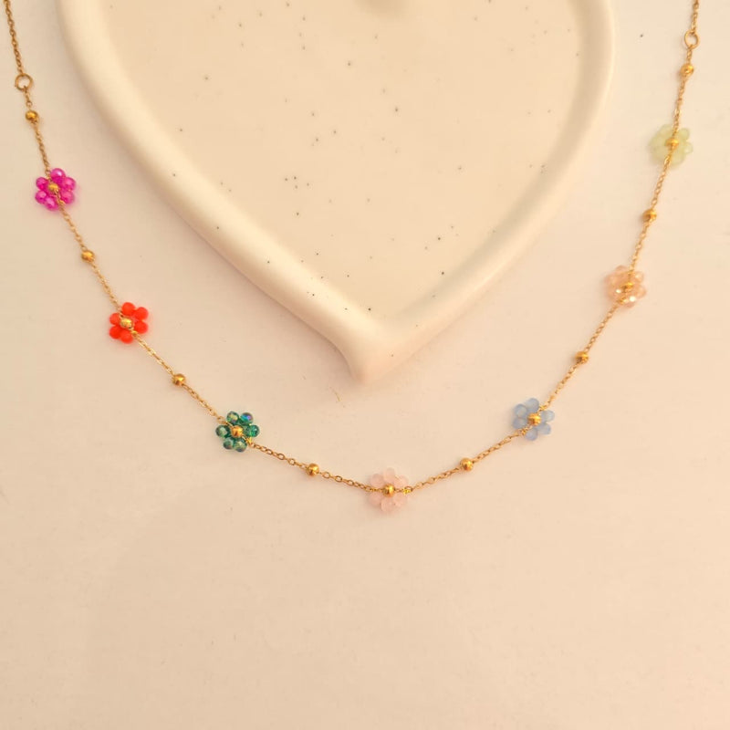 Rainbow-Bloom Necklace
