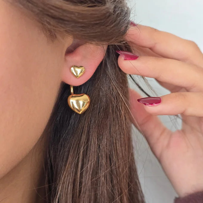 Double-heart Earrings