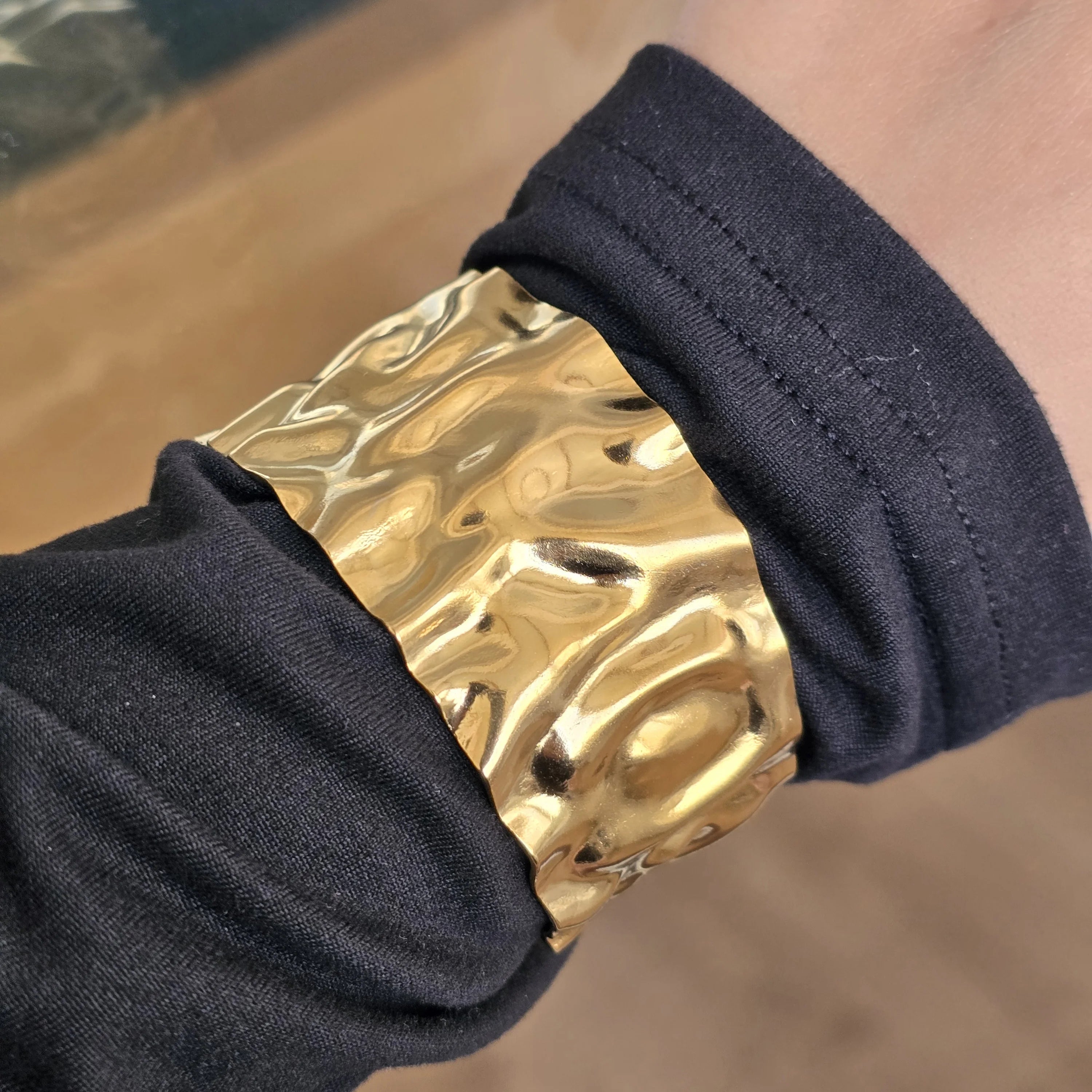 Molten-Texture Bracelet