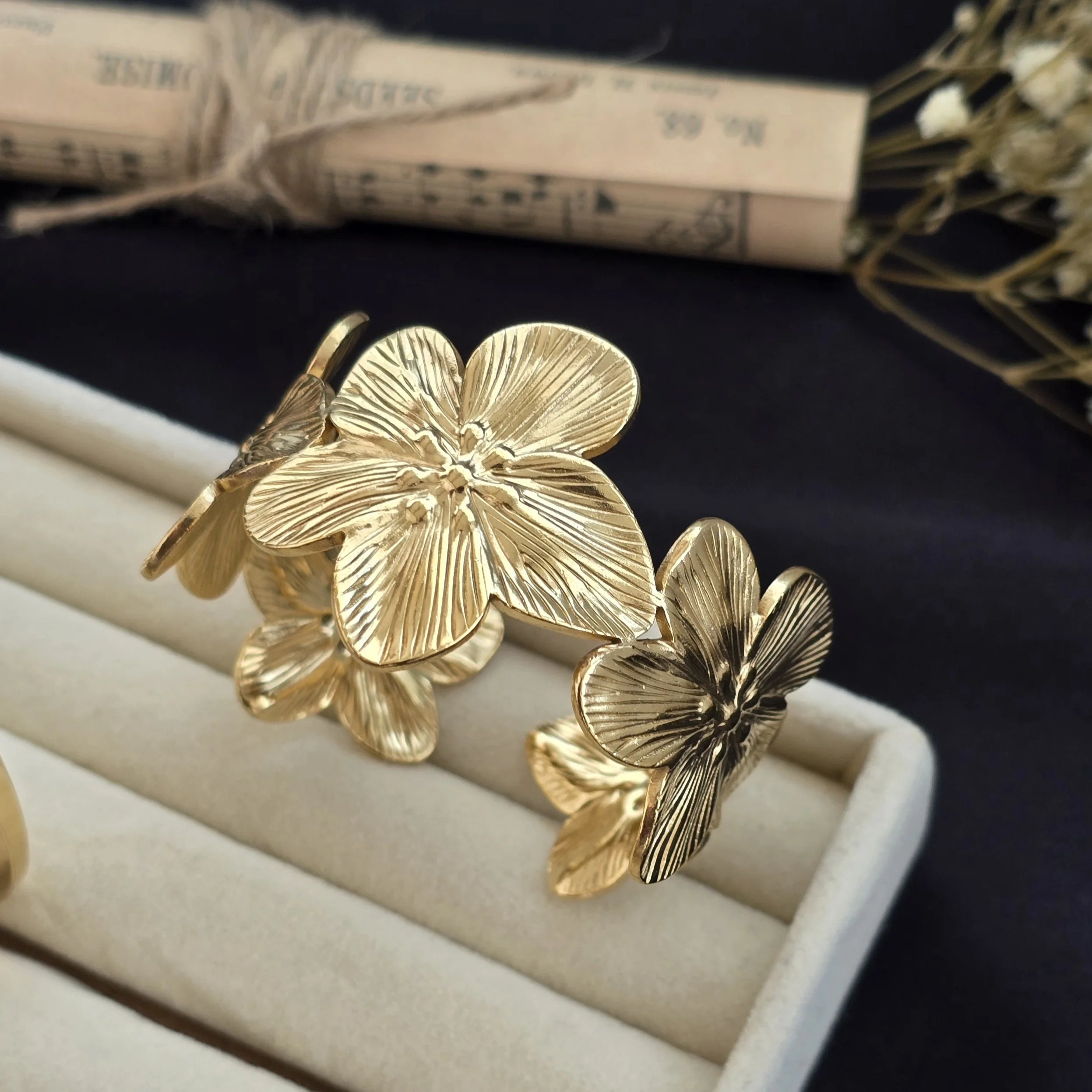 Floral-Petal Bracelet
