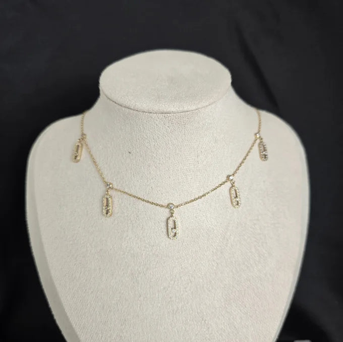 Oval-Drop Necklace
